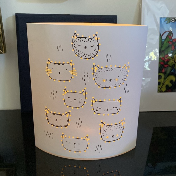Novelty paper lamp cats, batteries operated mood! - Picture 7 of 17